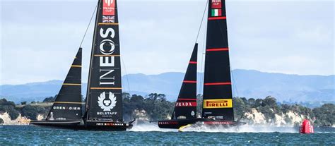 who won the prada cup race today|Britannia beats Luna Rossa twice and is one win away from .